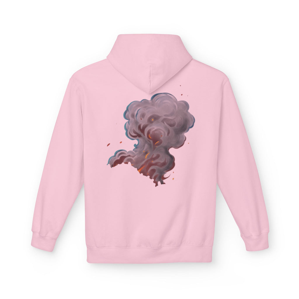 Smoke Cloud Art Hoodie — Abstract Colorful Vapor Graphic Pullover