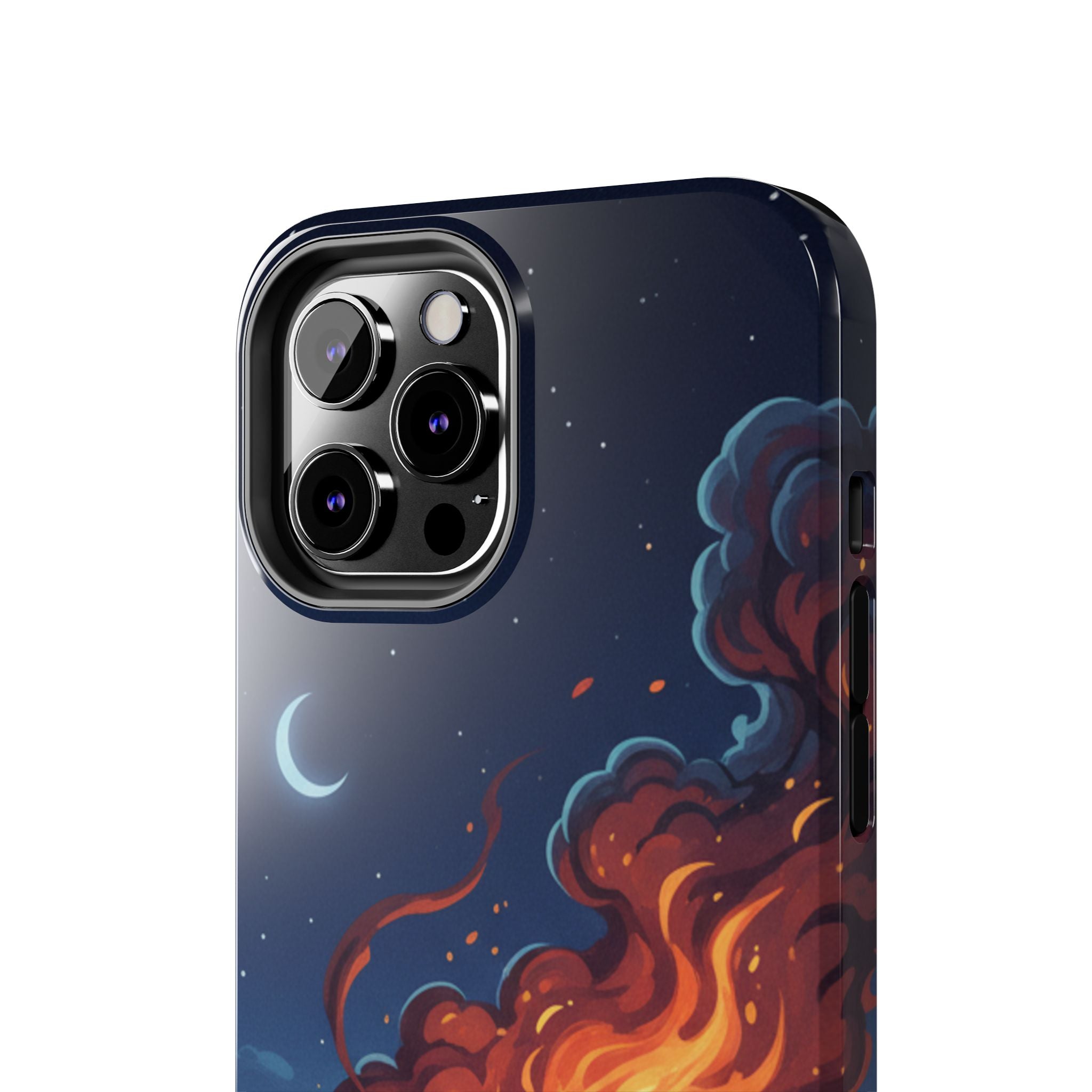 Bonfire Night Phone Case — Campfire Illustration Tough Phone Case
