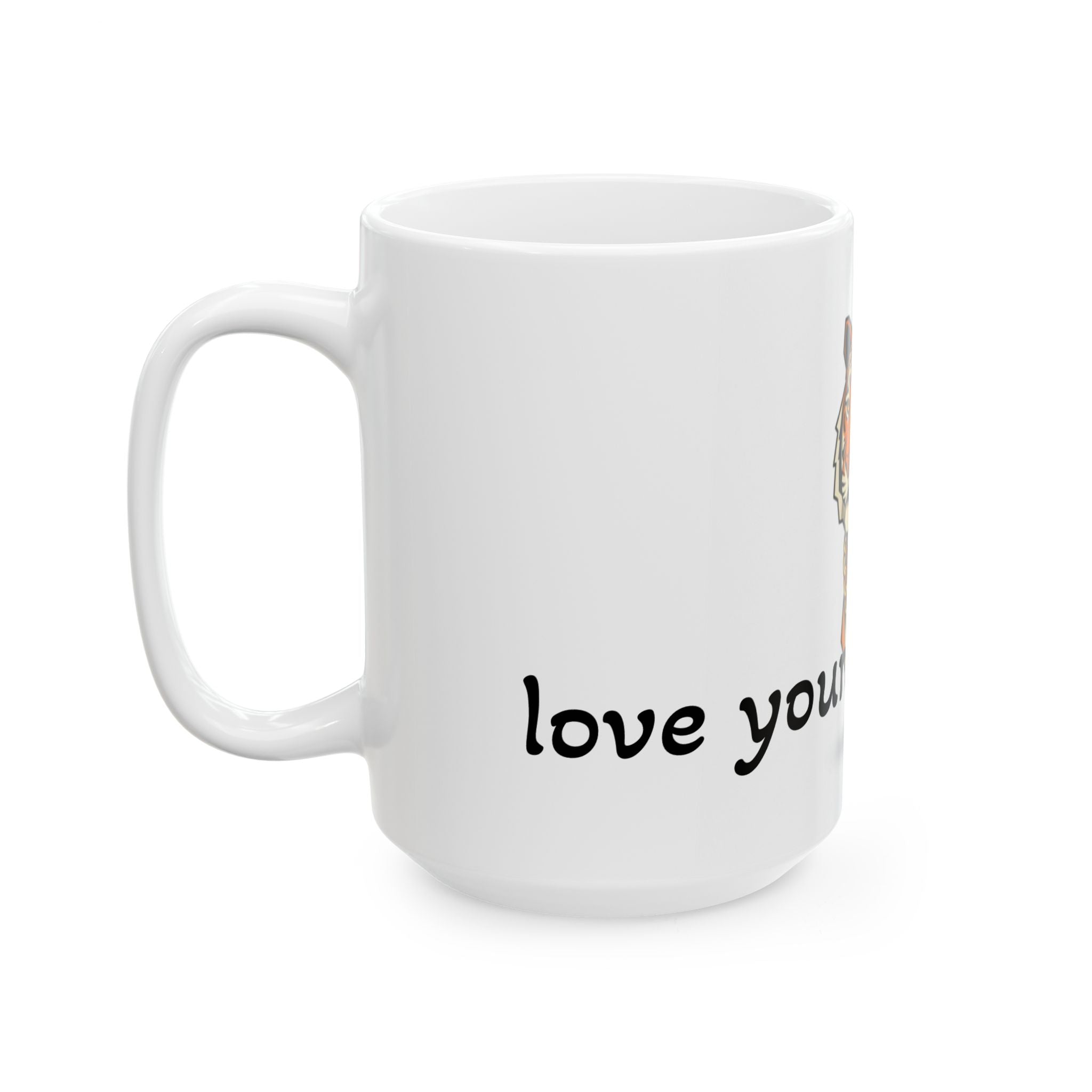 Tiger Mug — "Be Yourself and Be Good" Ceramic Coffee Cup (11oz, 15oz)