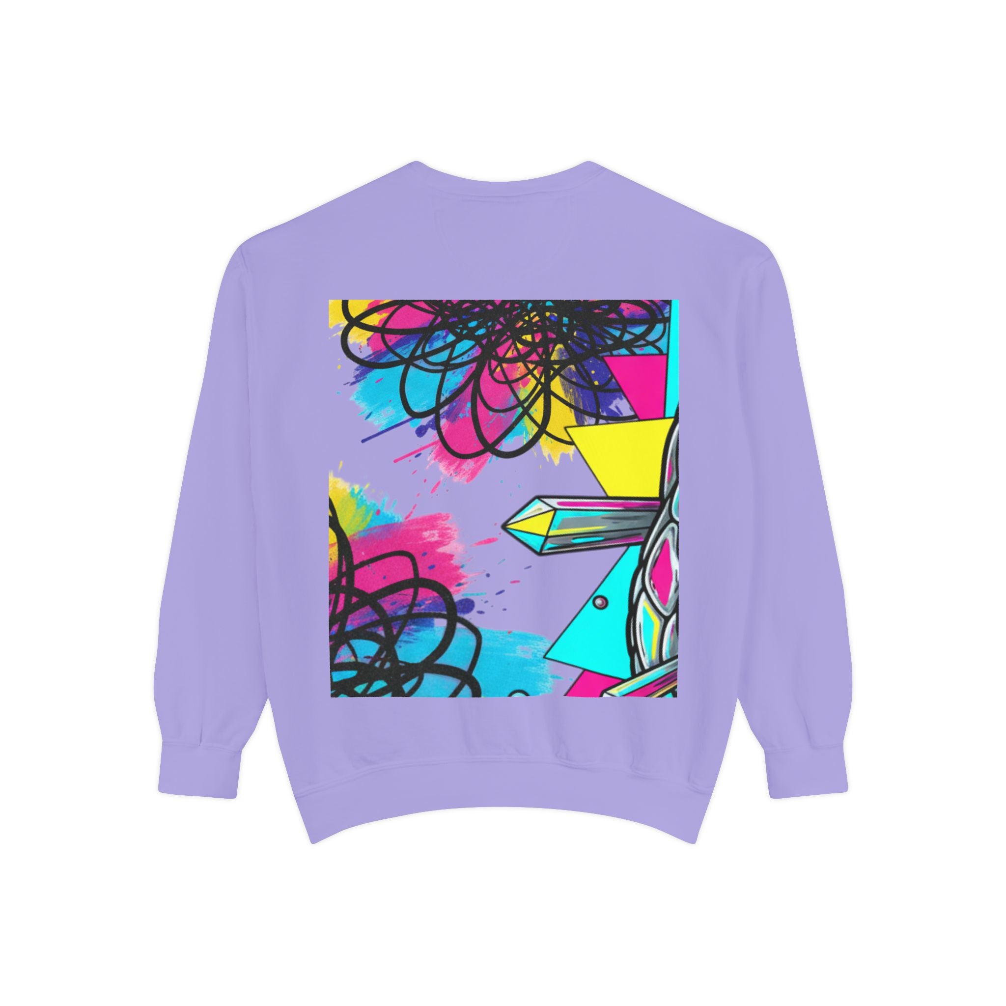 Retro Cyber Snake Sweatshirt — Neon City Graphic Crewneck