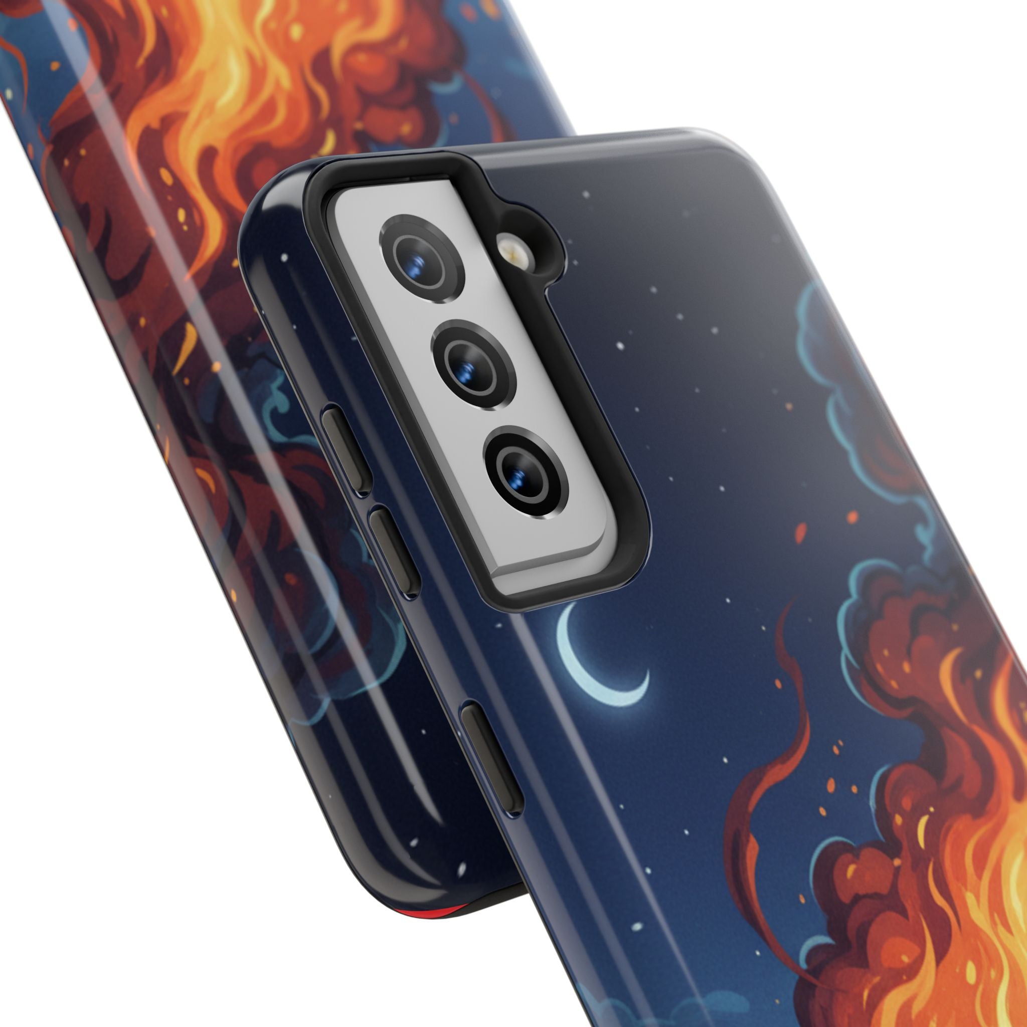 Bonfire Night Phone Case — Campfire Illustration Tough Phone Case