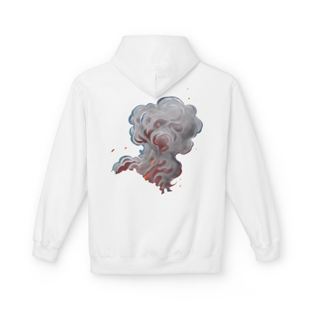 Smoke Cloud Art Hoodie — Abstract Colorful Vapor Graphic Pullover