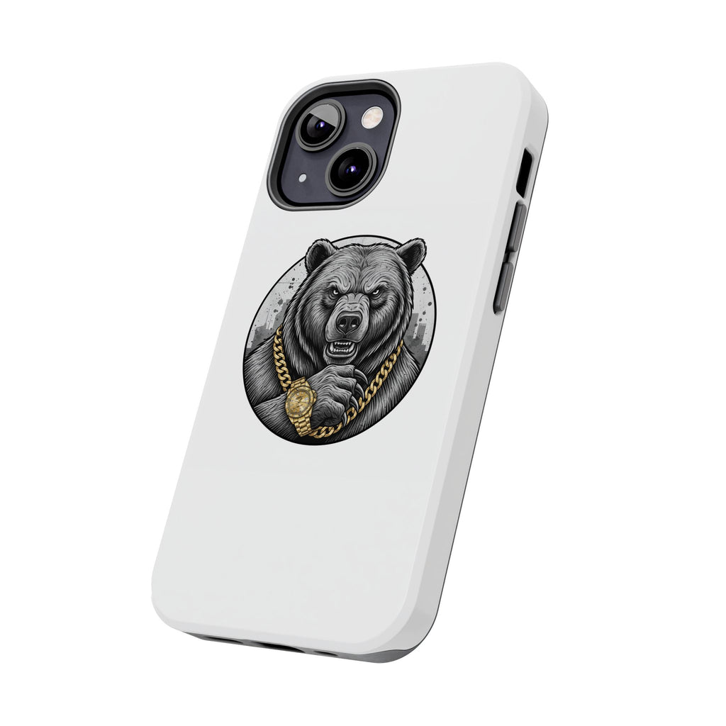 Bear With Gold Chain Phone Case — Tough Protective iPhone Cover