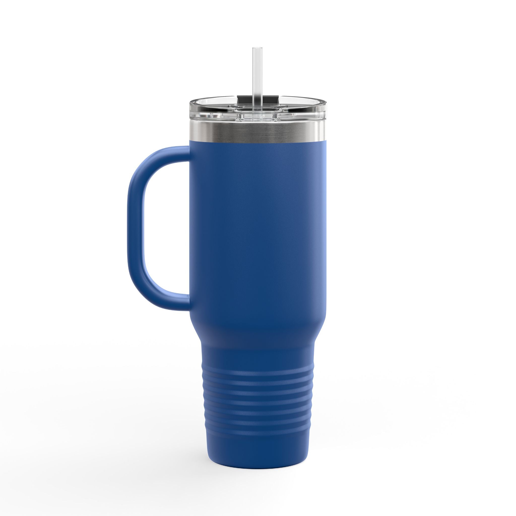 40oz Insulated Travel Mug — Gold Chain Grizzly Bear Design