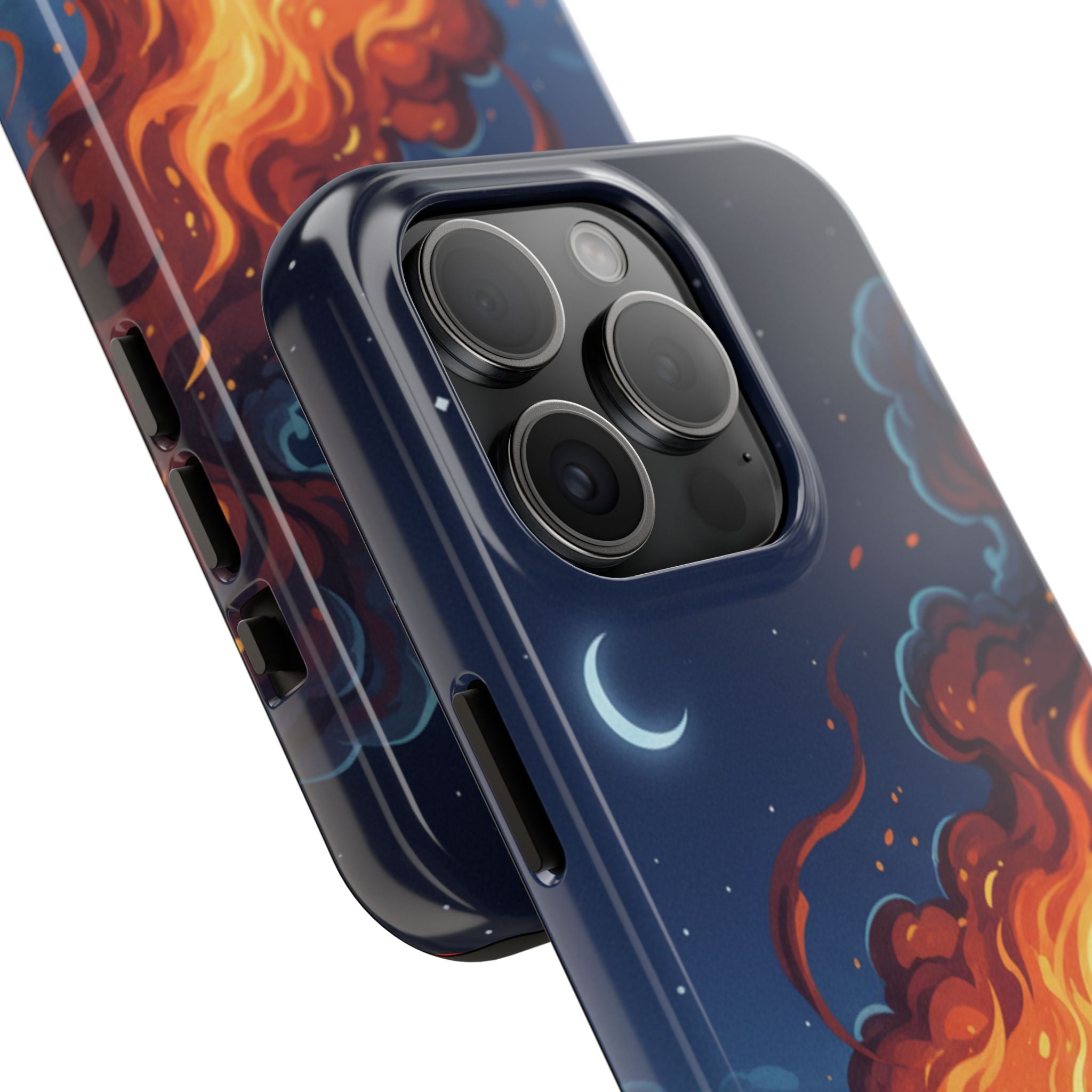 Bonfire Night Phone Case — Campfire Illustration Tough Phone Case