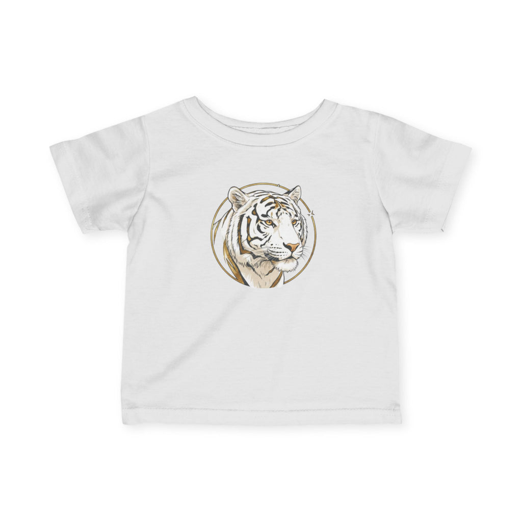 Infant Tee — Watercolor Tiger & Roaring Lion Baby T‑Shirt